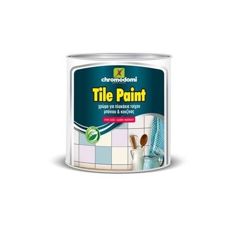 CHROMODOMI TILE PAINT / χρώμα για πλακάκια τοίχου μπάνιου & κουζίνας