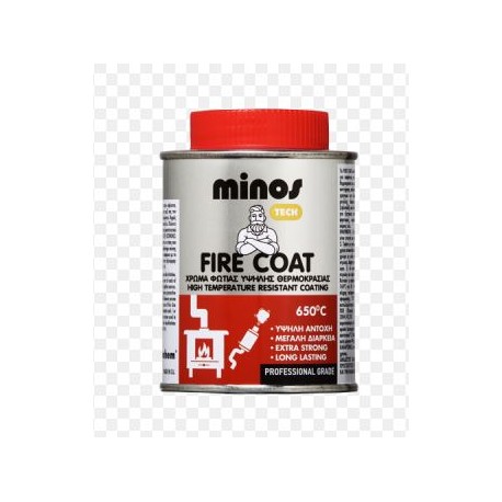 MINOS TECH FIRE COAT / Βερνικόχρωμα υψηλής θερμοκρασίας 650oC