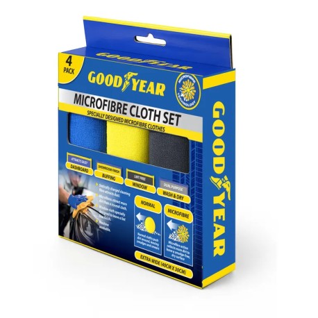 GOODYEAR - MICROFIBRE CLOTH SET